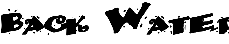 Back Water52 Bold Font Download Free