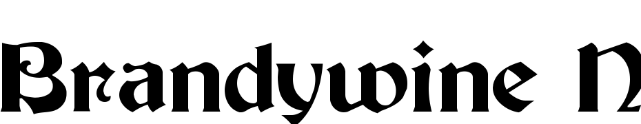 Brandywine Normal Font Download Free