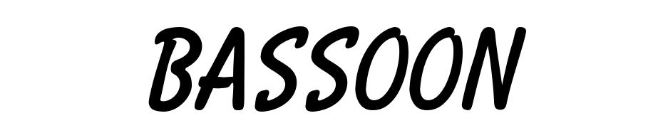Bassoon Font Download Free