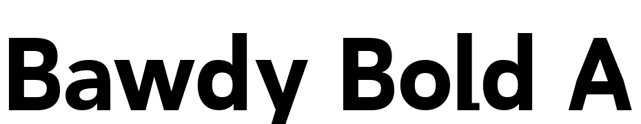 Bawdy Bold A Font Download Free