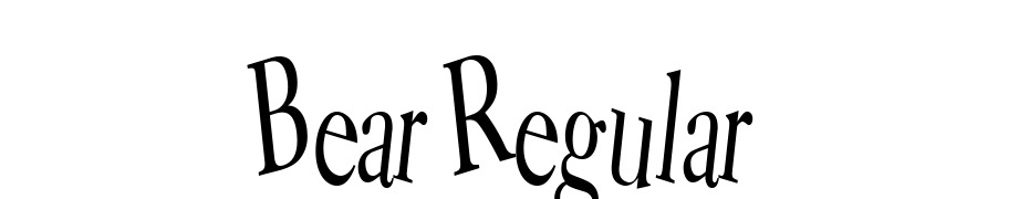 Bear Regular Font Download Free