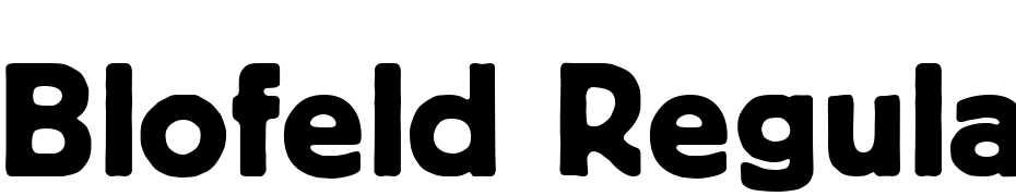 Blofeld Regular DB Font Download Free