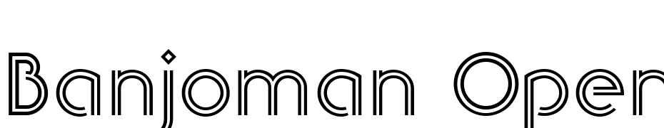 Banjoman Open Bold Font Download Free