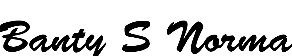 Banty S Normal Font Download Free
