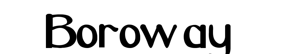 Boroway Font Download Free