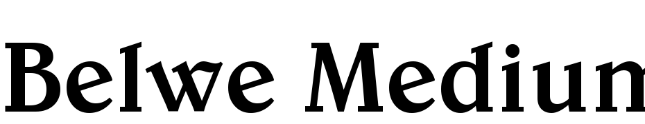 Belwe Medium BT Font Download Free