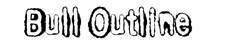 Bull Outline Font Download Free