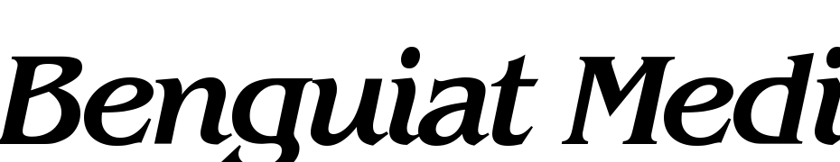 Benguiat Medium Italic Font Download Free