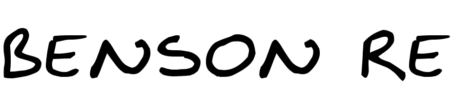 BENSON Regular Font Download Free