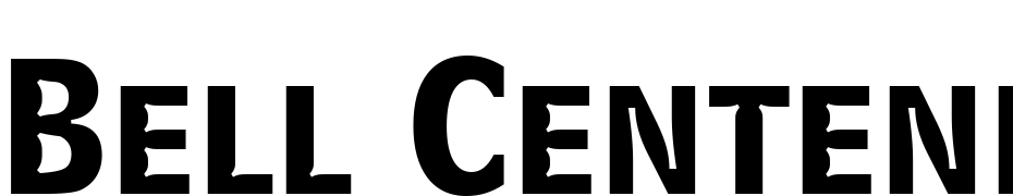 Bell Centennial Bold Listing BT Font Download Free