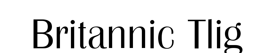 Britannic TLig Font Download Free
