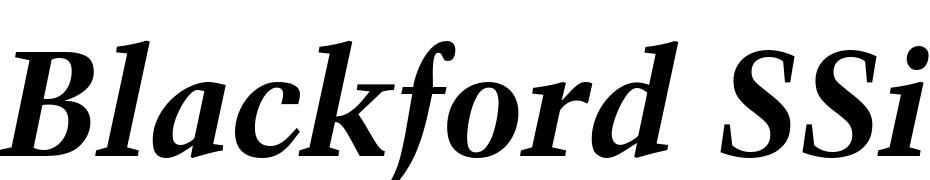 Blackford SSi Bold Italic Font Download Free