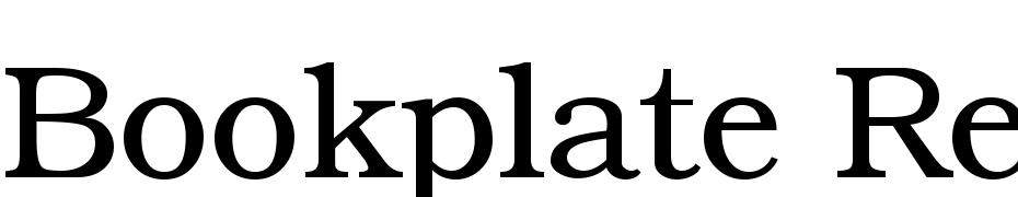 Bookplate Regular Font Download Free