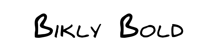 Bikly Bold Font Download Free