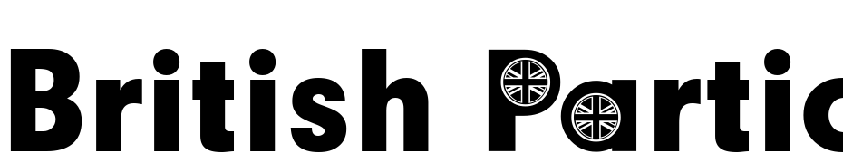 British Participants Font Download Free