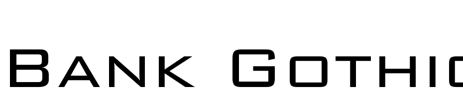 Bank Gothic Light BT Fuente Descargar Gratis