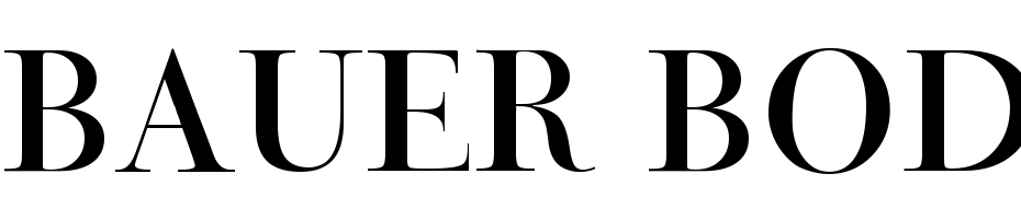 Bauer Bodoni Titling BT Font Download Free