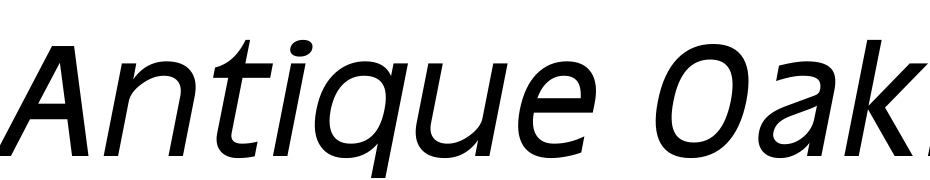 Antique Oakland Oblique cкачати шрифт безкоштовно
