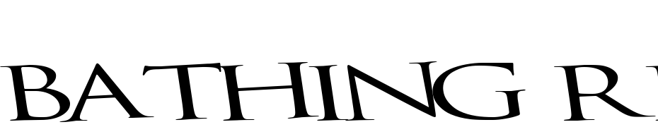 Bathing Regular Font Download Free