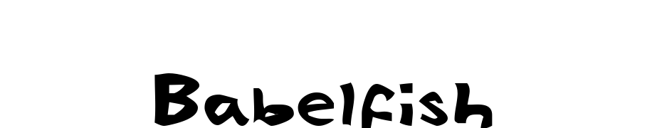 Babelfish Font Download Free