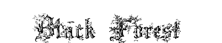 Black Forest Font Download Free