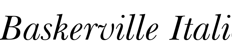 Baskerville Italic Win95BT Font Download Free
