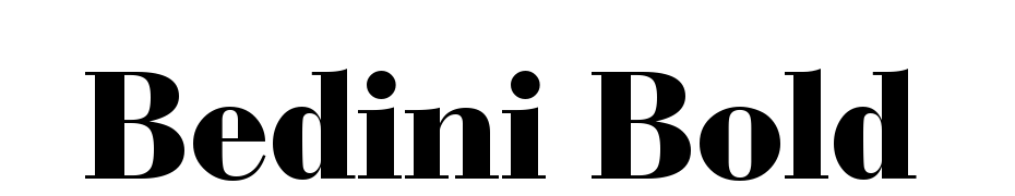 Bedini Bold Font Download Free