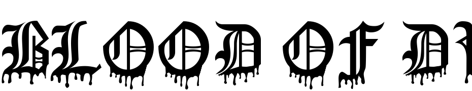 Blood Of Dracula SW Font Download Free