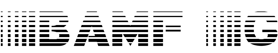 Bamf Gradient Font Download Free