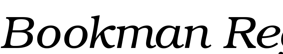 Bookman Regular Italic Font Download Free