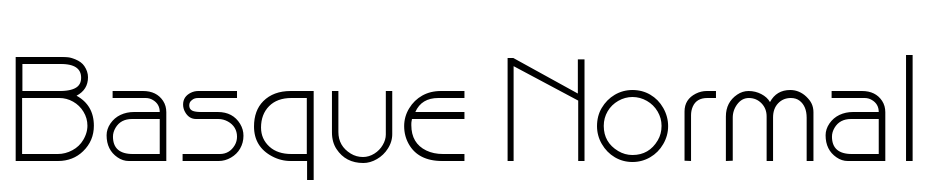 Basque Normal Font Download Free