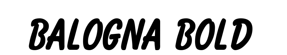 Balogna Bold Polices Telecharger