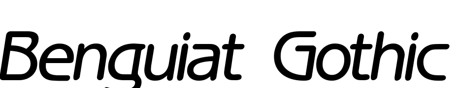 Benguiat_Gothic Medium Italic Font Download Free