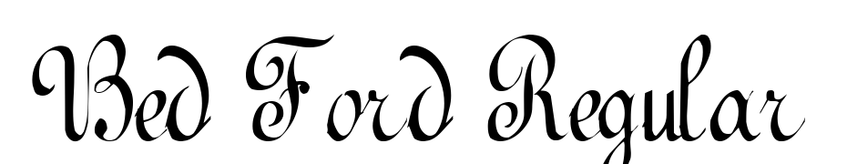 Bed Ford Regular Font Download Free
