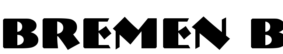 Bremen Black BT Font Download Free