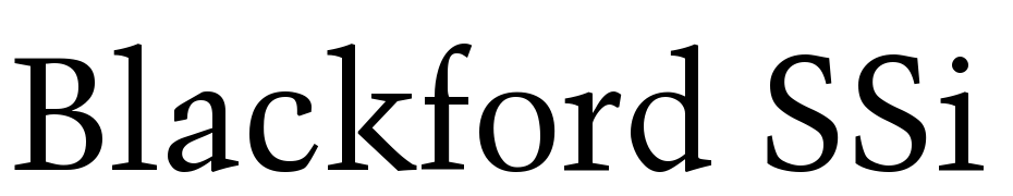 Blackford SSi Font Download Free