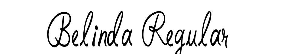 Belinda Regular Font Download Free