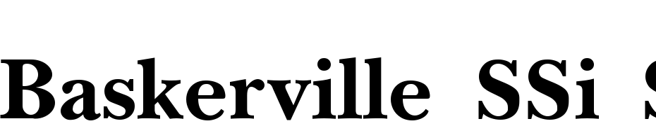 Baskerville SSi Semi Bold Font Download Free
