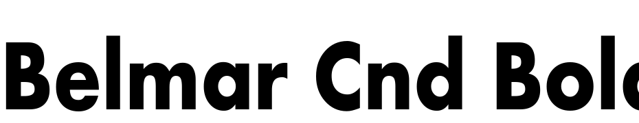 Belmar Cnd Bold Font Download Free