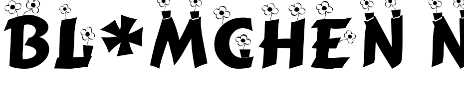 Bl*mchen Normal DB Font Download Free