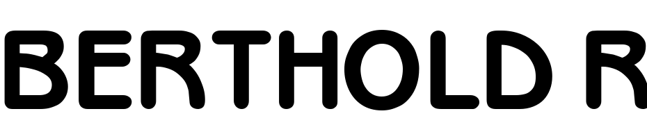 BERTHOLD Regular Font Download Free