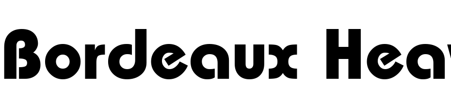 Bordeaux Heavy Regular Font Download Free