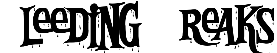 Bleeding Freaks Demo Font Download Free