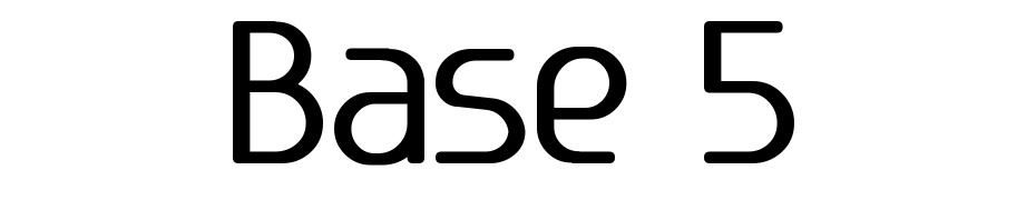 Base 5 Font Download Free