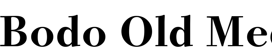 Bodo Old Med DB Normal Font Download Free