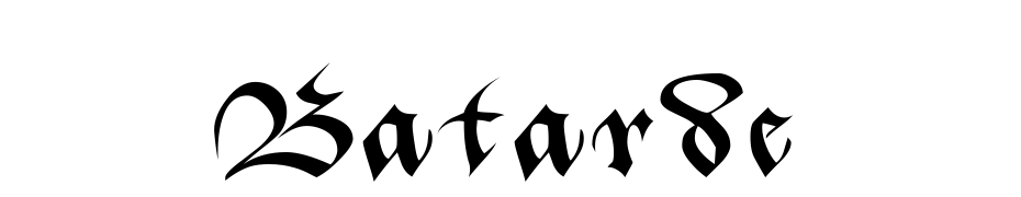 Batarde Font Download Free