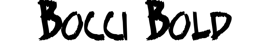 Bocci Bold Font Download Free
