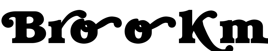 Brookman Swash Bold Font Download Free