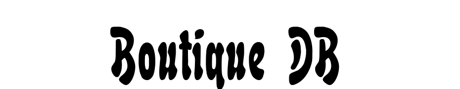 Boutique DB Font Download Free