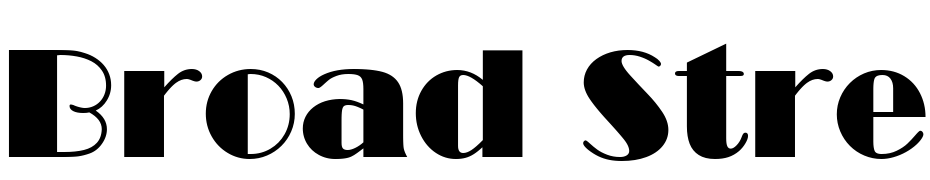 Broad Street Normal Font Download Free
